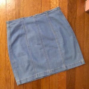 Kendall and Kylie denim skirt